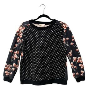 Tory Burch pullover navy blue sweatshirt size medium